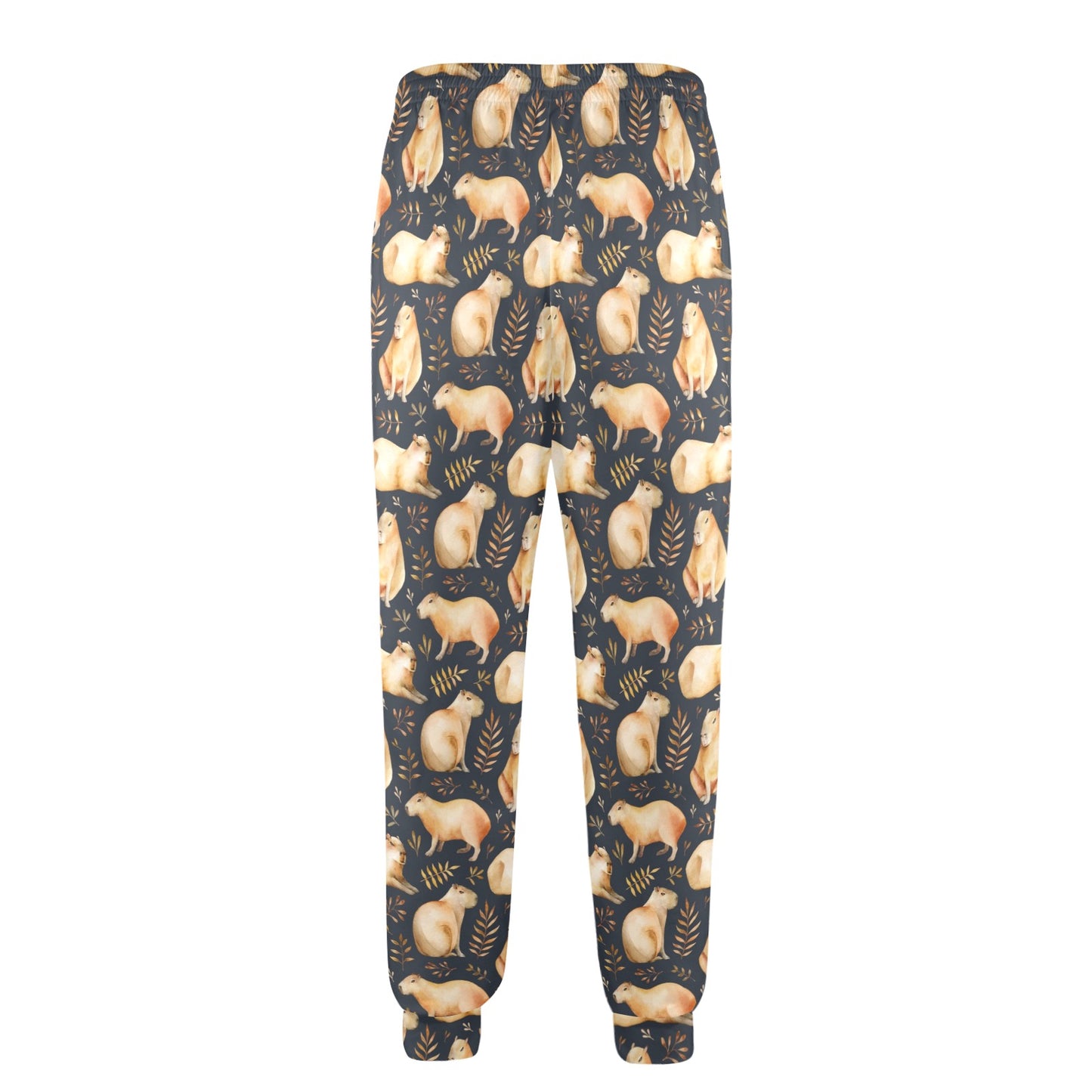 Capybara Pattern Print Design 02 Men's Casual Track Pants