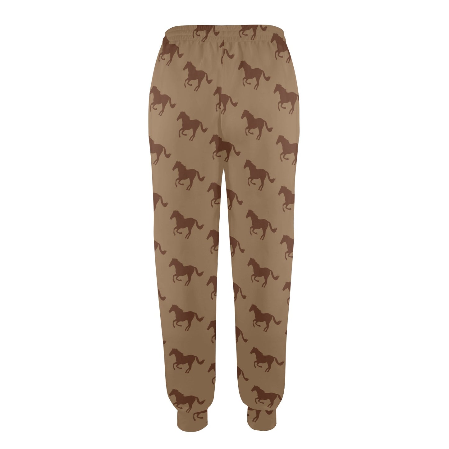 Horse Brown Print Design LKS307 Women's Casual Track Pants