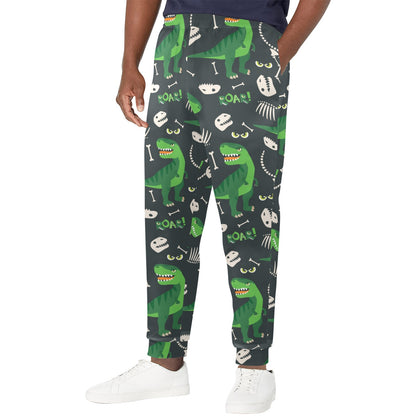 T Rex Pattern Print Design A05 Men's Casual Track Pants
