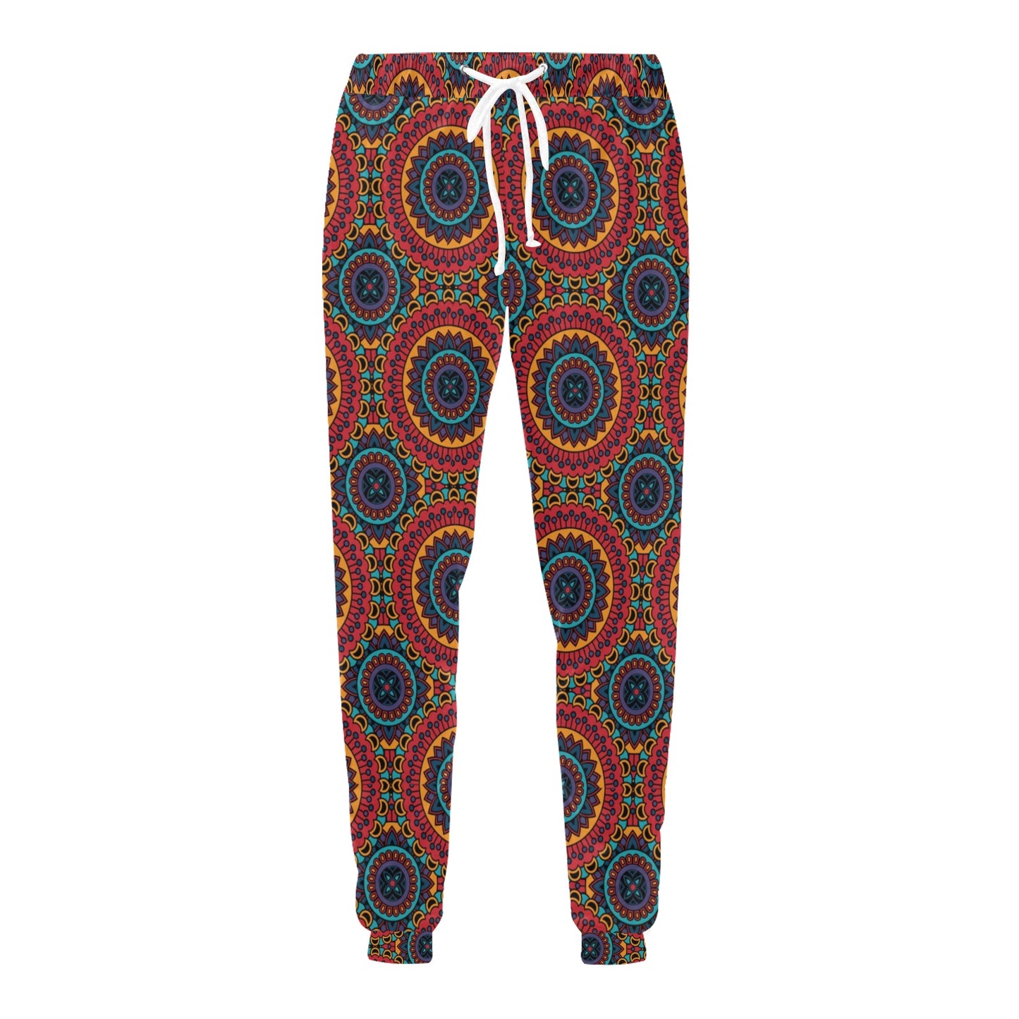 Bohemian Mandala Style Print Men's Sweatpants