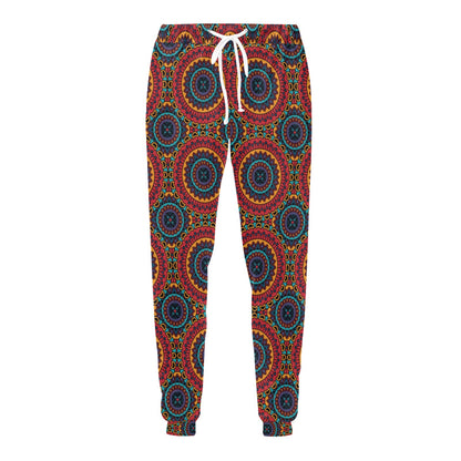 Bohemian Mandala Style Print Men's Sweatpants