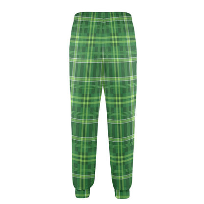 Irish Plaid Pattern Print Design 02 Men's Casual Track Pants
