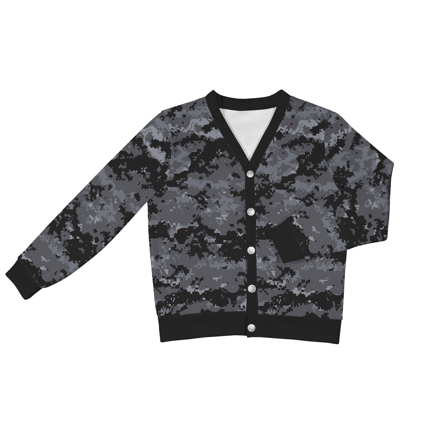 ACU Digital Black Camouflage Women's Cardigan