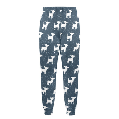 Chihuahua Pattern Print Design 03 Men's Casual Track Pants