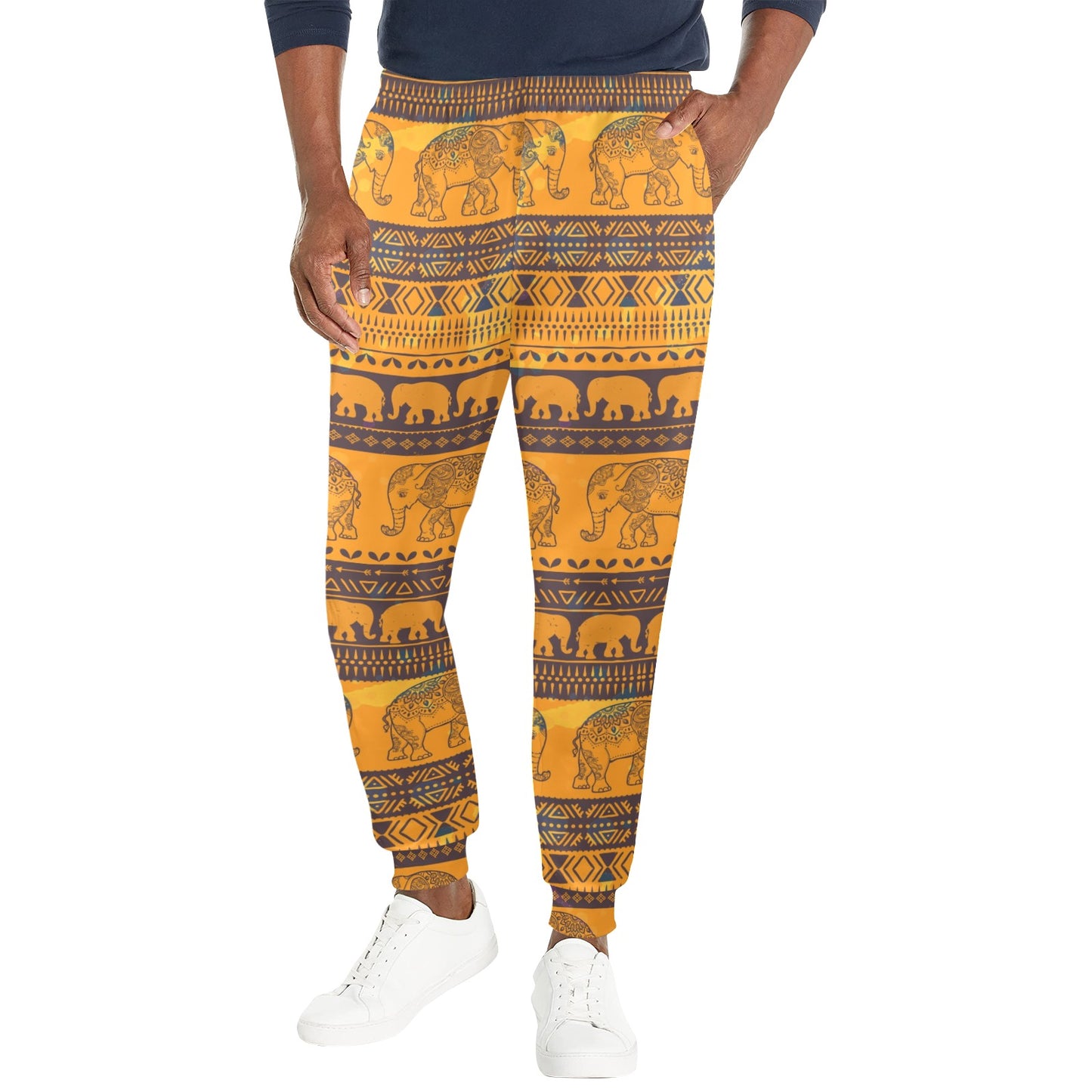 Elephant Aztec Men's Casual Track Pants