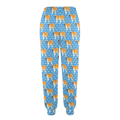 Bulldogs Pattern Print Design 06 Women's Casual Track Pants