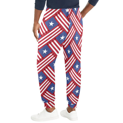American flag Pattern Men's Casual Track Pants