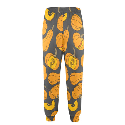 Pumpkin Pattern Print Design A03 Men's Casual Track Pants