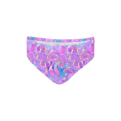 Psychedelic Trippy Mushroom Print Men's Swimming Briefs