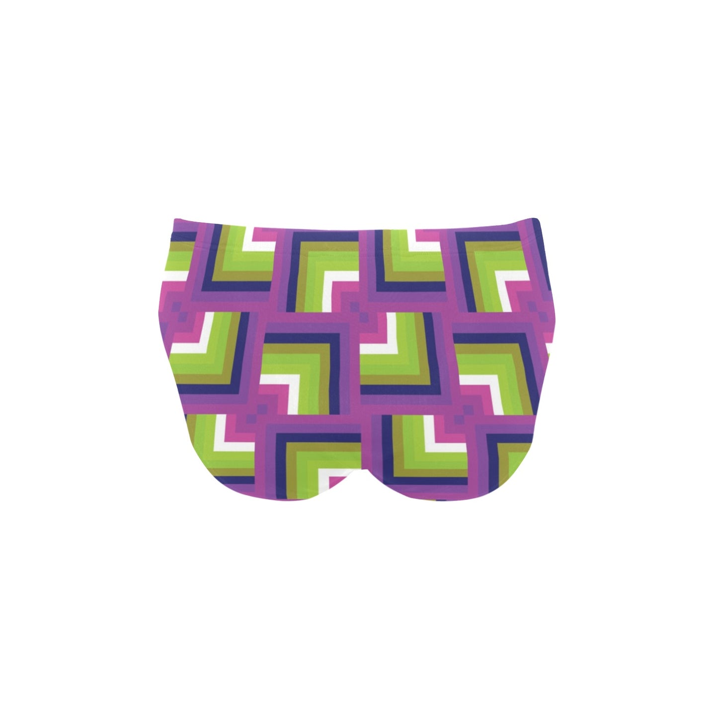 Optical illusion Pattern Print Design A05 Men's Swimming Briefs