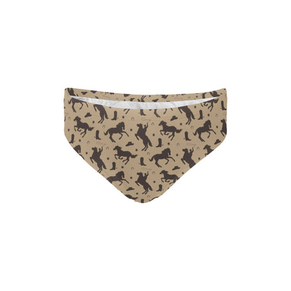 Cowboy Pattern Print Design 05 Men's Swimming Briefs