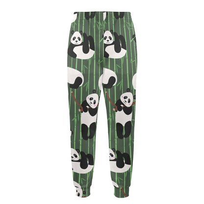 Panda Pattern Print Design A04 Men's Casual Track Pants