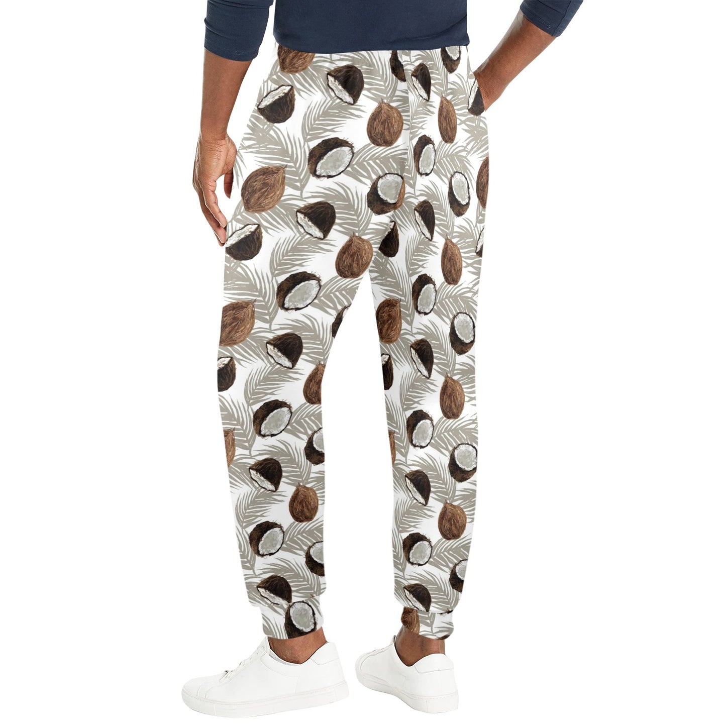 Coconut Pattern Print Design CN03 Men's Casual Track Pants