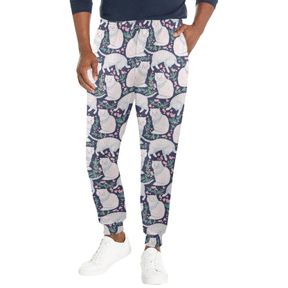 Cat Pattern Print Design 06 Men's Casual Track Pants