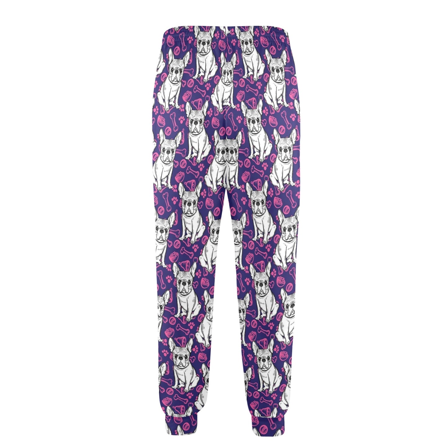 French Bulldogs Design Print Pattern JJ0226 Men's Casual Track Pants