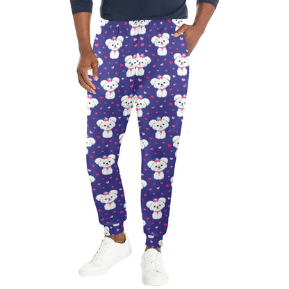 Maltese Pattern Print Design 02 Men's Casual Track Pants
