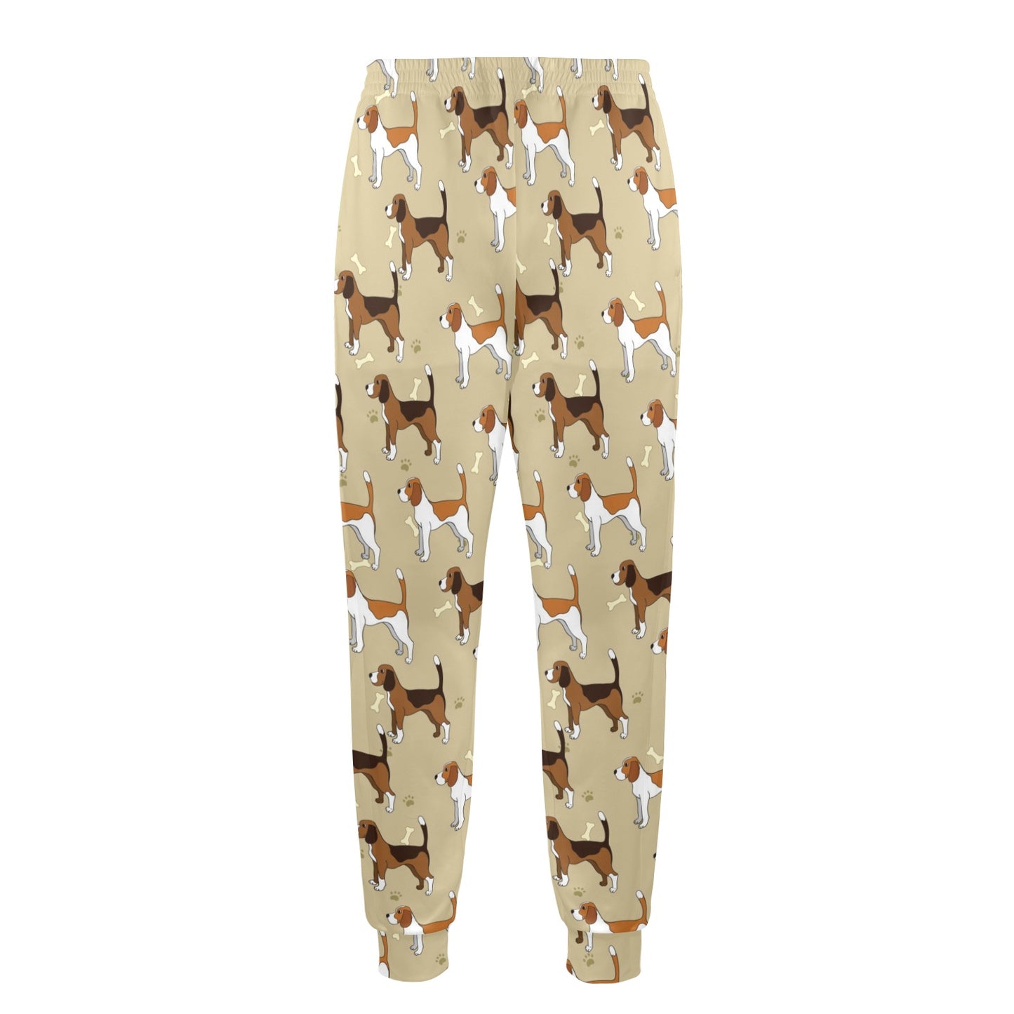 Beagle Pattern Print Design 01 Men's Casual Track Pants