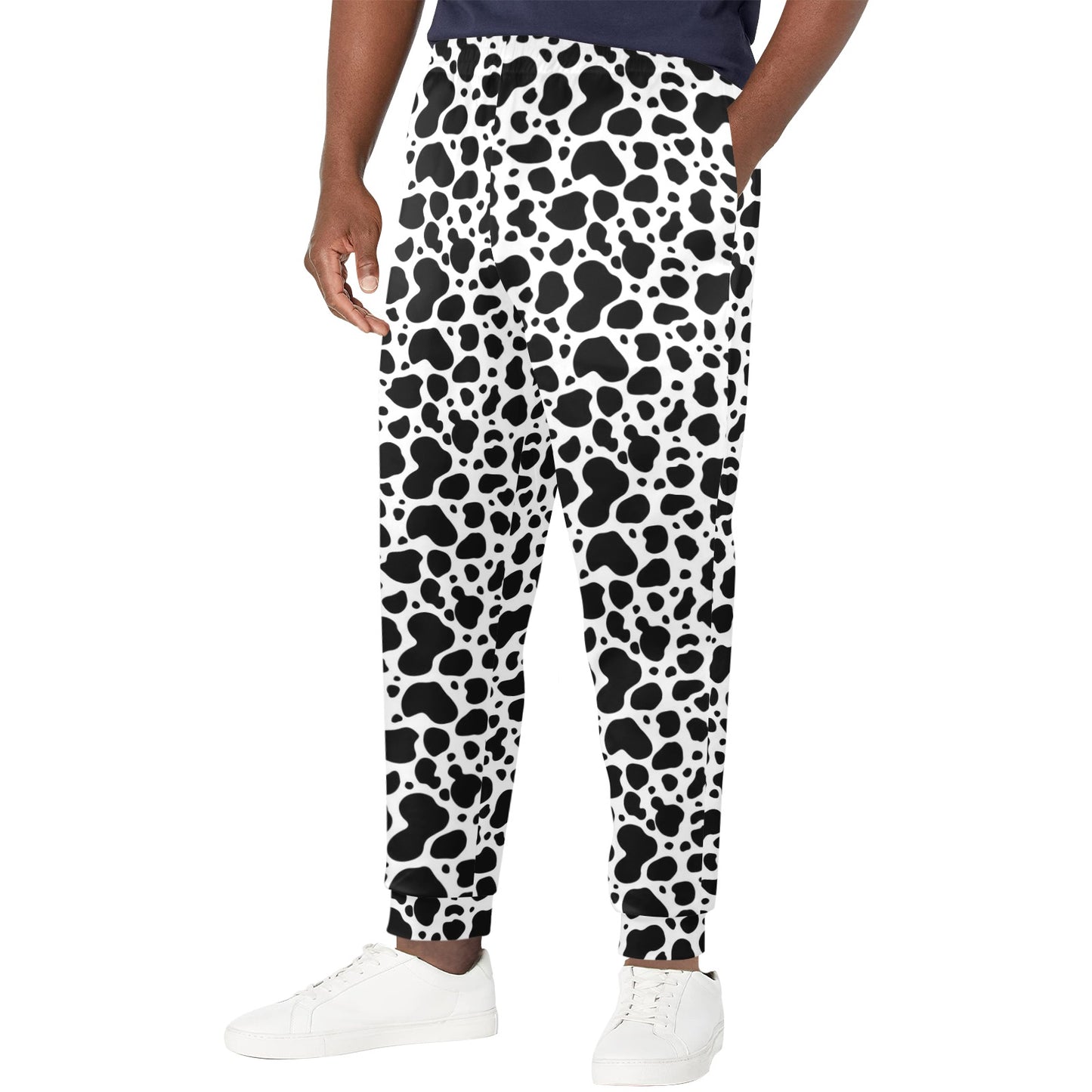 Cow Skin Pattern Print Design 04 Men's Casual Track Pants