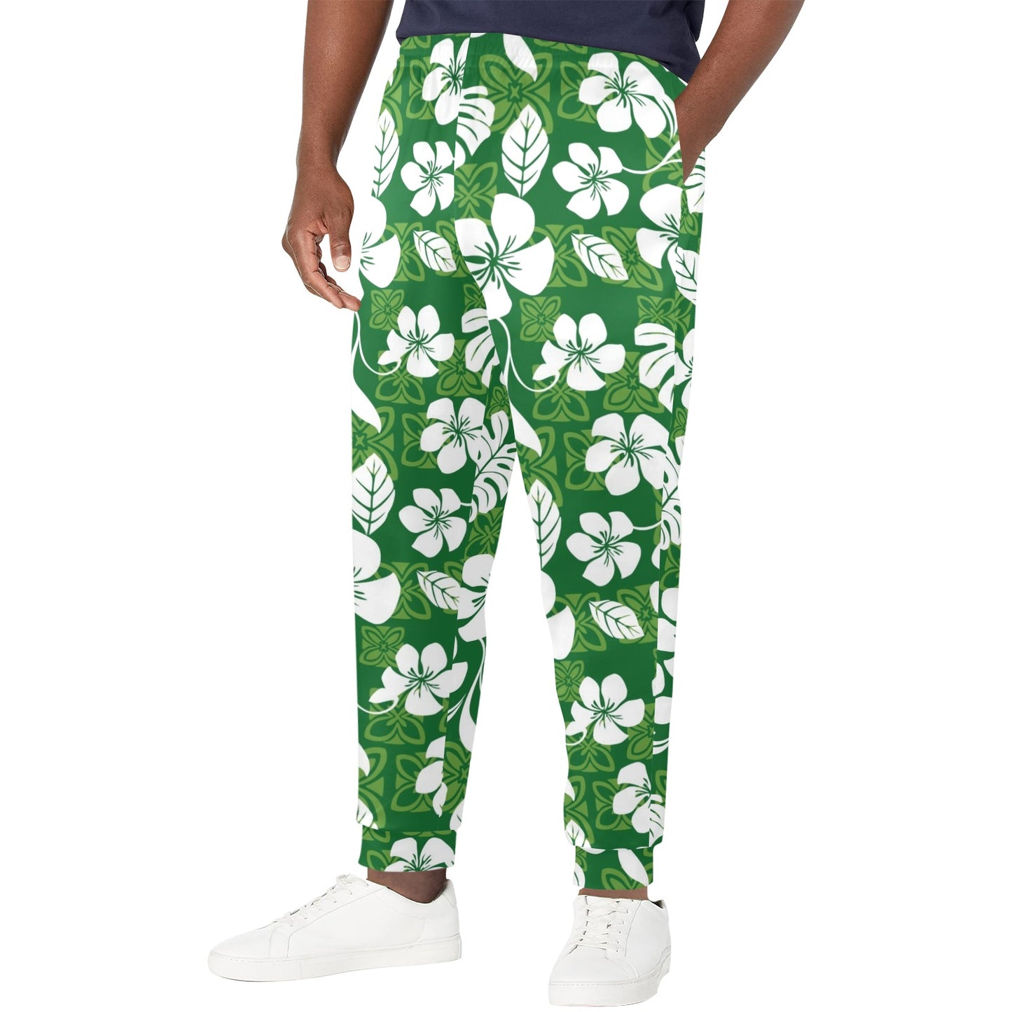 Hawaiian Themed Pattern Print Design H016 Men's Casual Track Pants