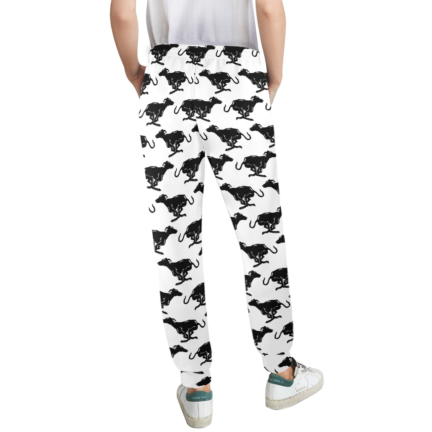 Greyhounds Design Print Pattern JJ0293 Women's Casual Track Pants
