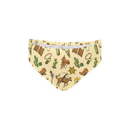 Cowboy Pattern Print Design 04 Men's Swimming Briefs