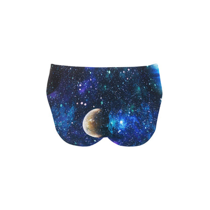 Galaxy Stardust Planet Space Print Men's Swimming Briefs