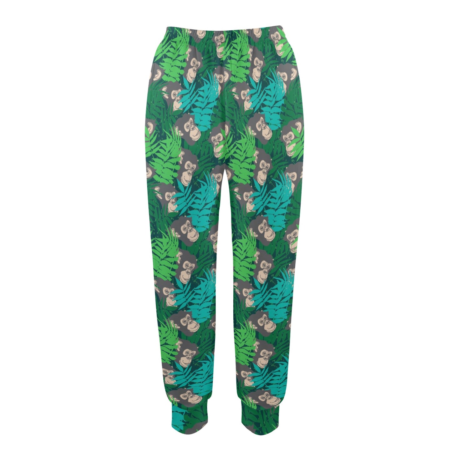 Chimpanzee Pattern Print Design 01 Women's Casual Track Pants