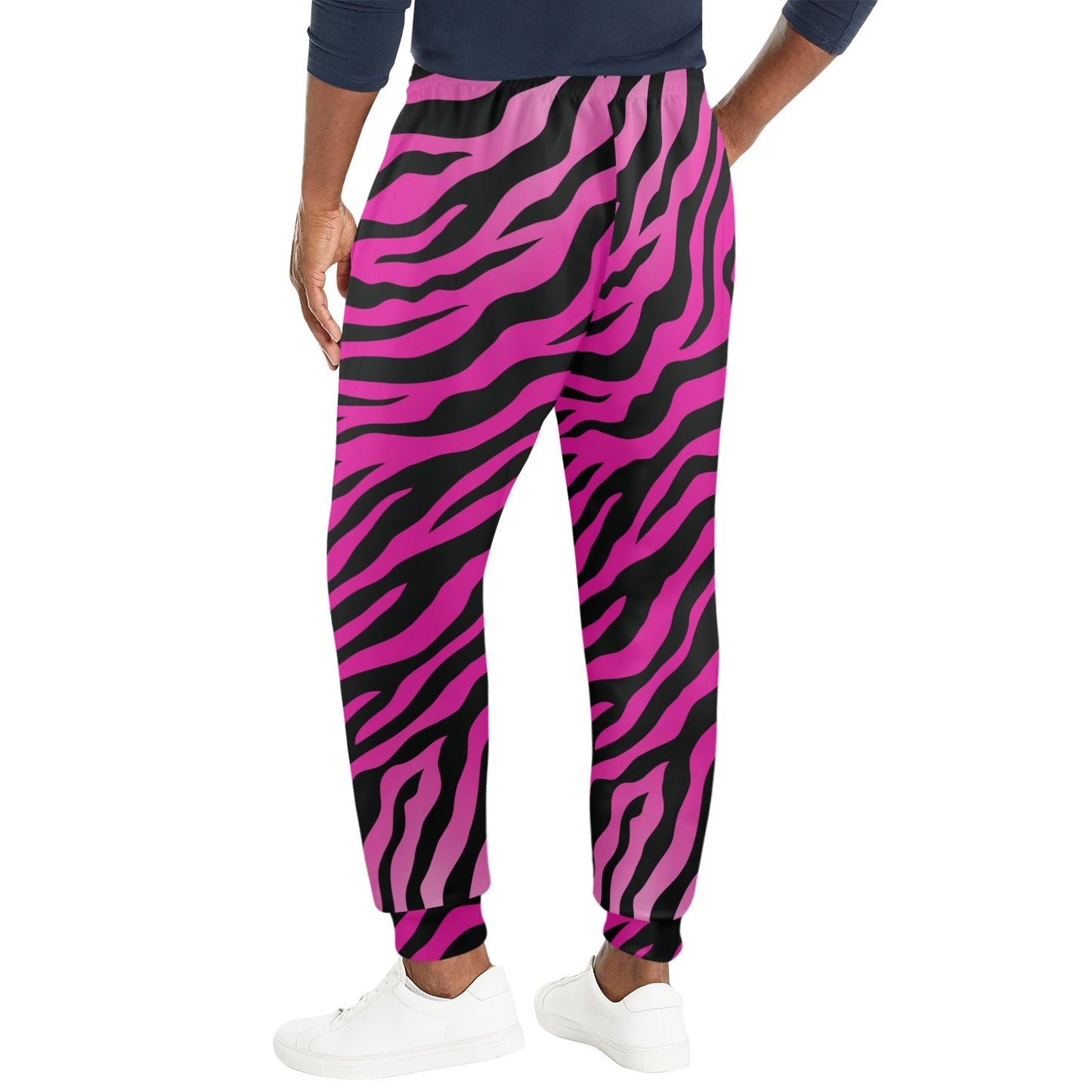 Pink Zebra Men's Casual Track Pants