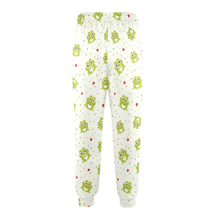 frog Design Print Pattern JJ0229 Men's Casual Track Pants