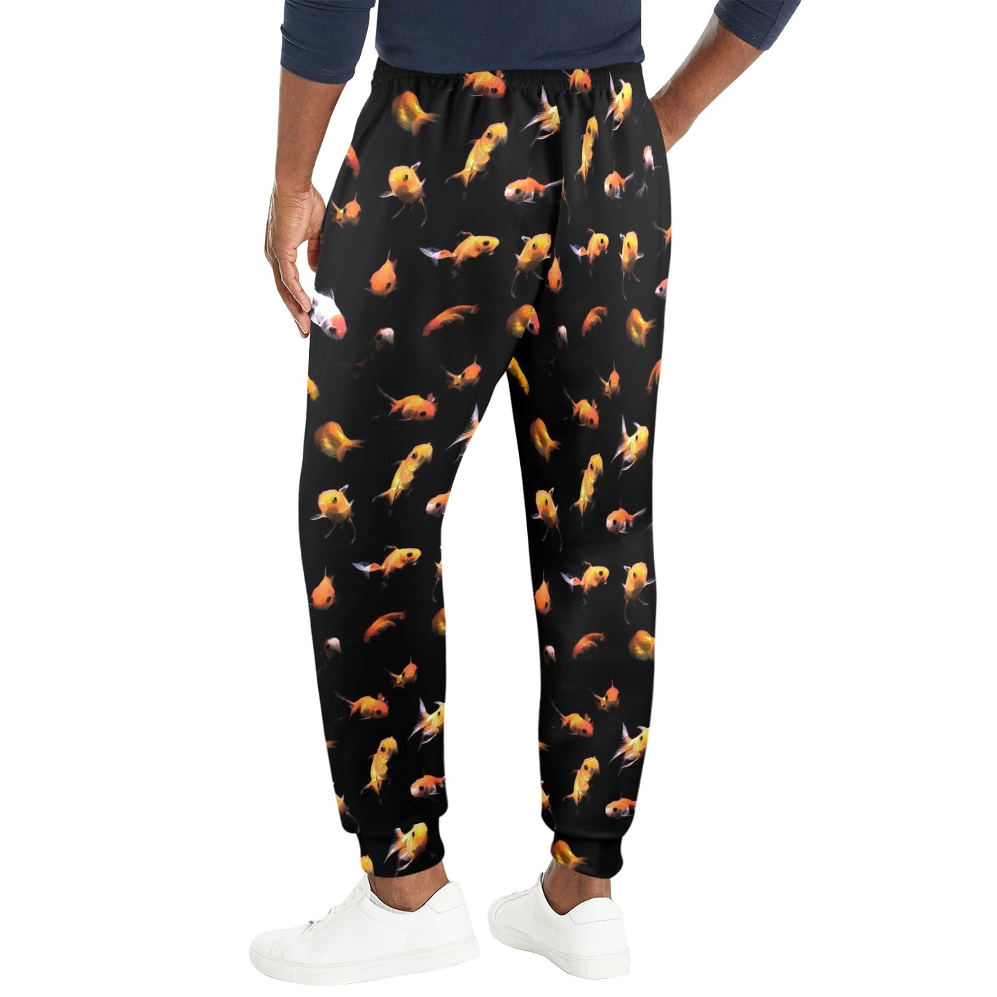 Goldfish Print Design LKS402 Men's Casual Track Pants