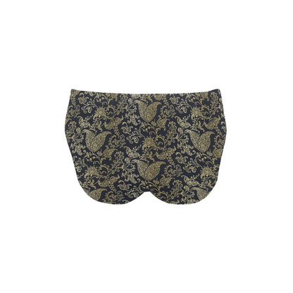 Brocade Pattern Print Design 04 Men's Swimming Briefs