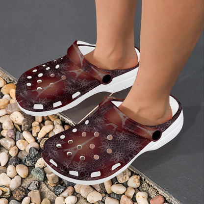 Eiffel Tower Drawing Print Unisex Clogs Shoes