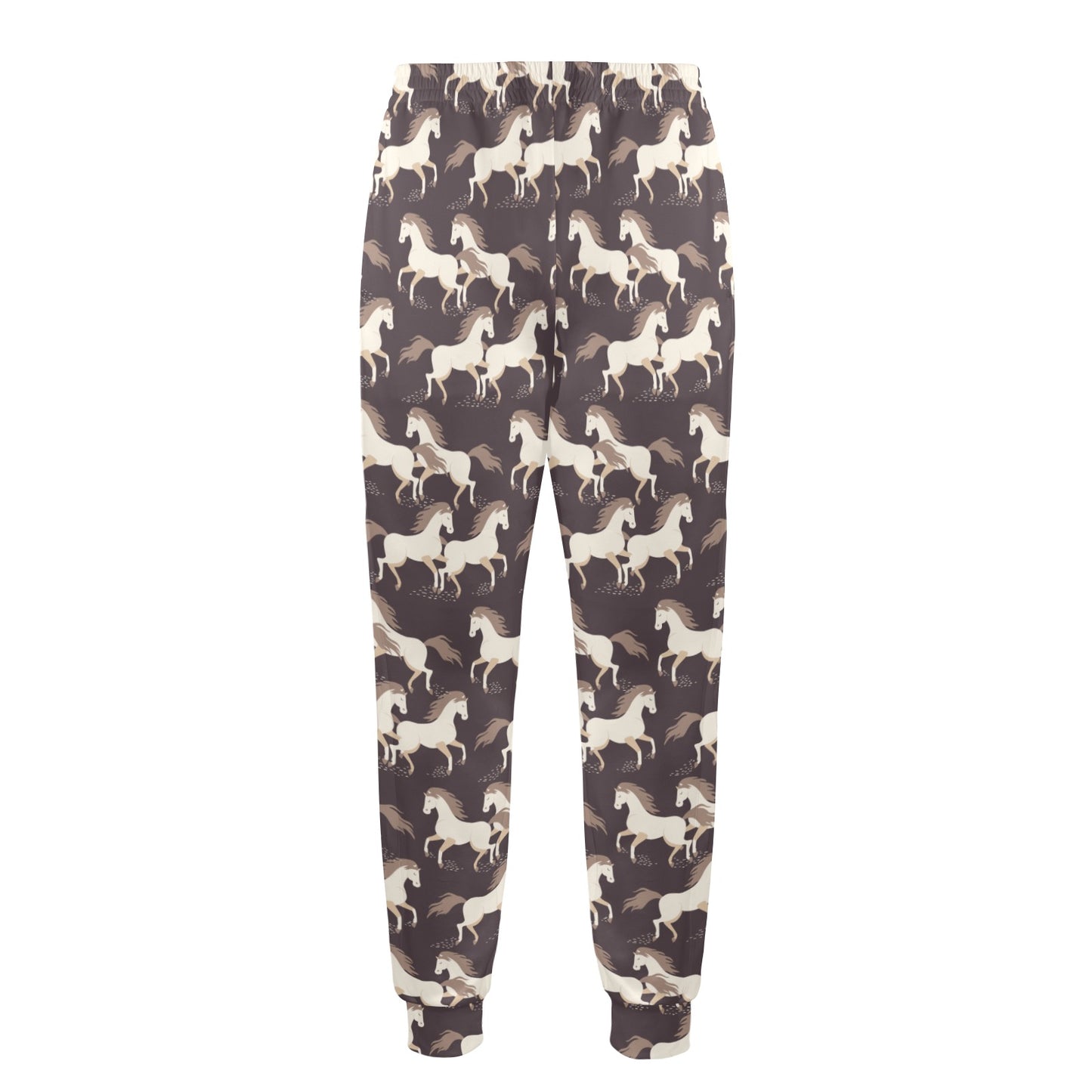 Horse Print Design LKS304 Men's Casual Track Pants