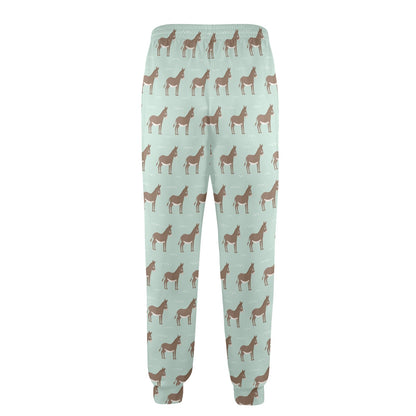 Donkey Print Design LKS402 Men's Casual Track Pants