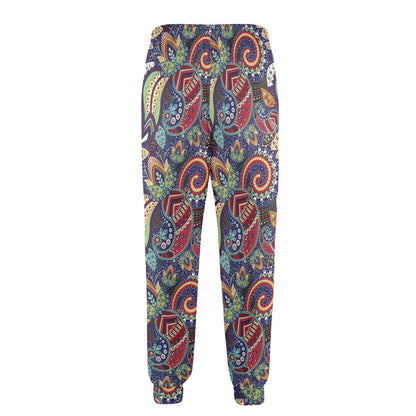 Paisley Boho Pattern Print Design A03 Men's Casual Track Pants