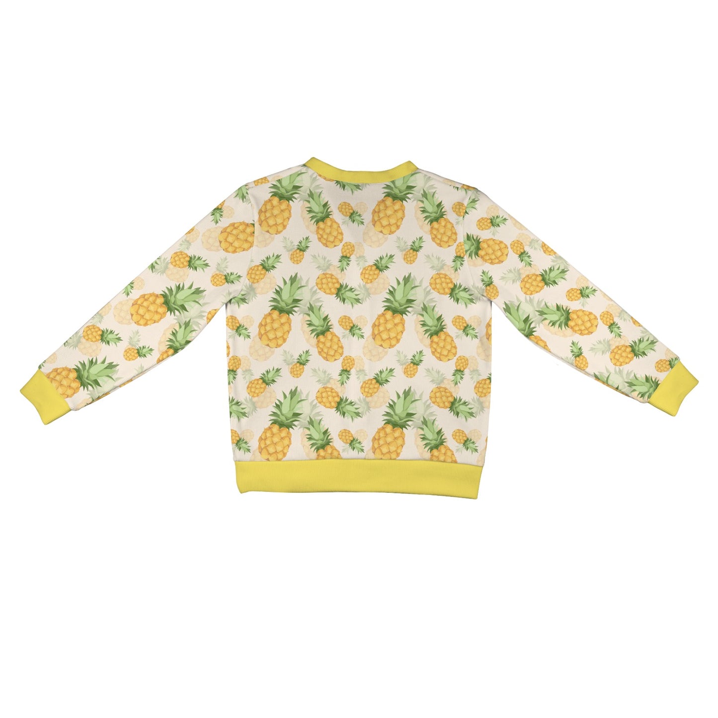 Vintage Pineapple Tropical Shower Curtain Women's Cardigan