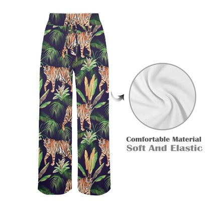 Tiger Jungle Women's Wide Leg Lounge Pants