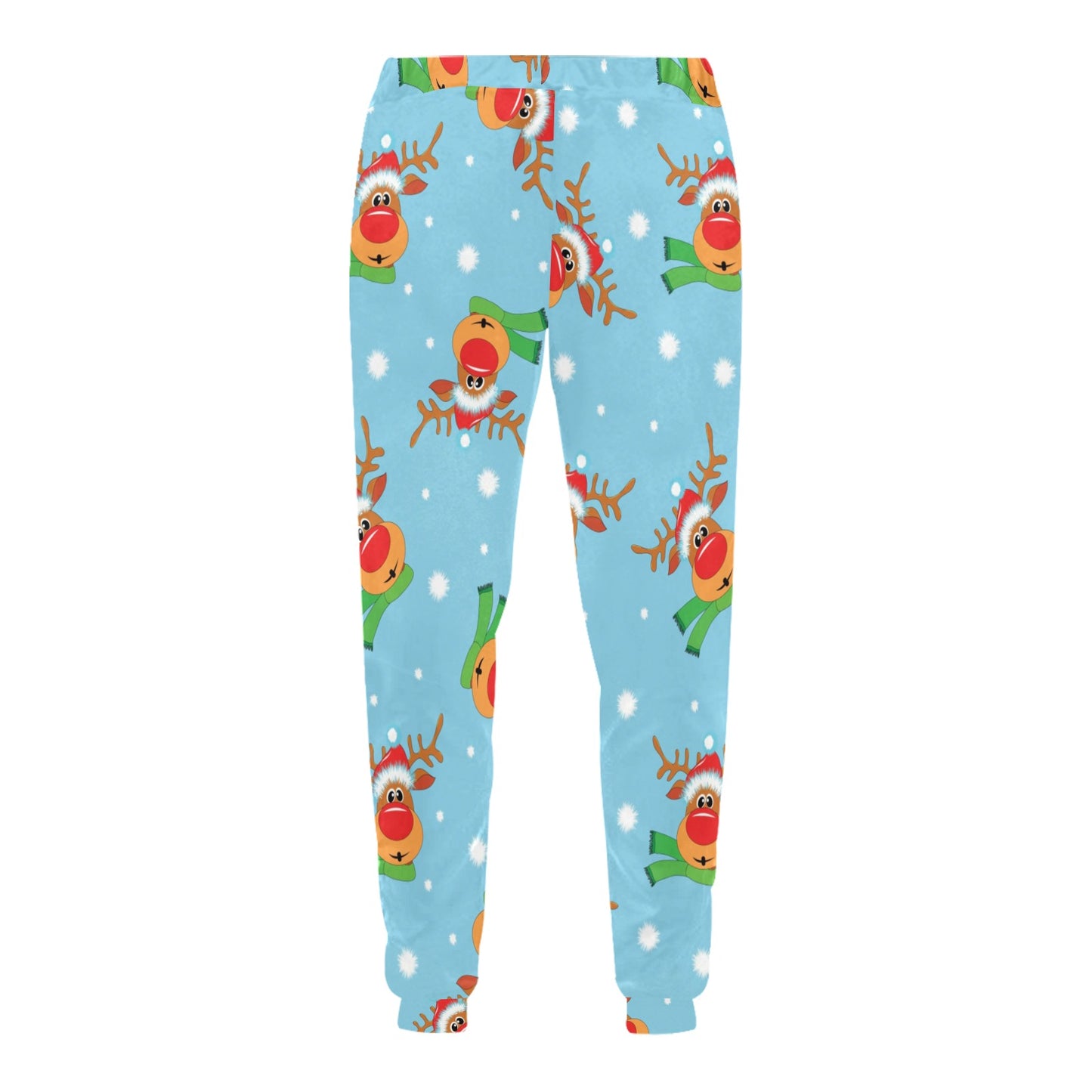 Reindeer cute Pattern Print Design 02 Men's Sweatpants