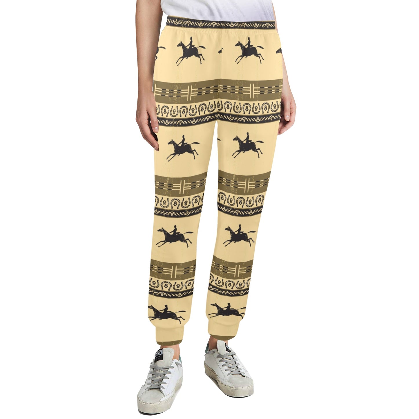 Horse Pattern Prnt Women's Casual Track Pants