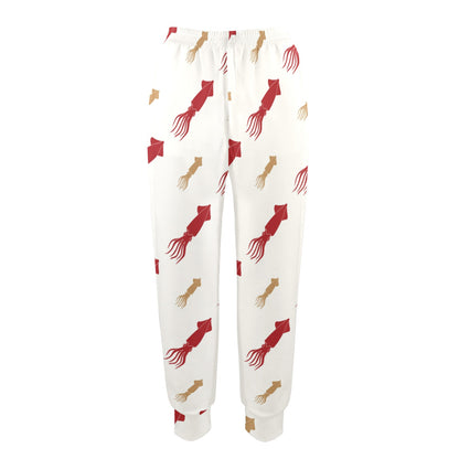 Giant Squid Pattern Print Design 01 Women's Casual Track Pants