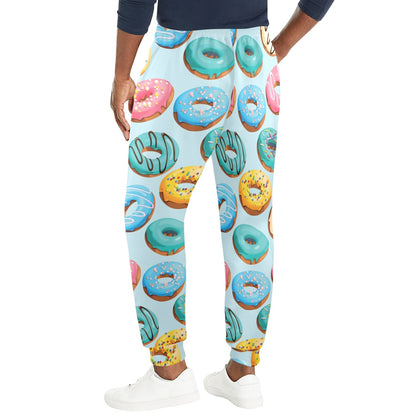 donut Design Print Pattern JJ0133 Men's Casual Track Pants