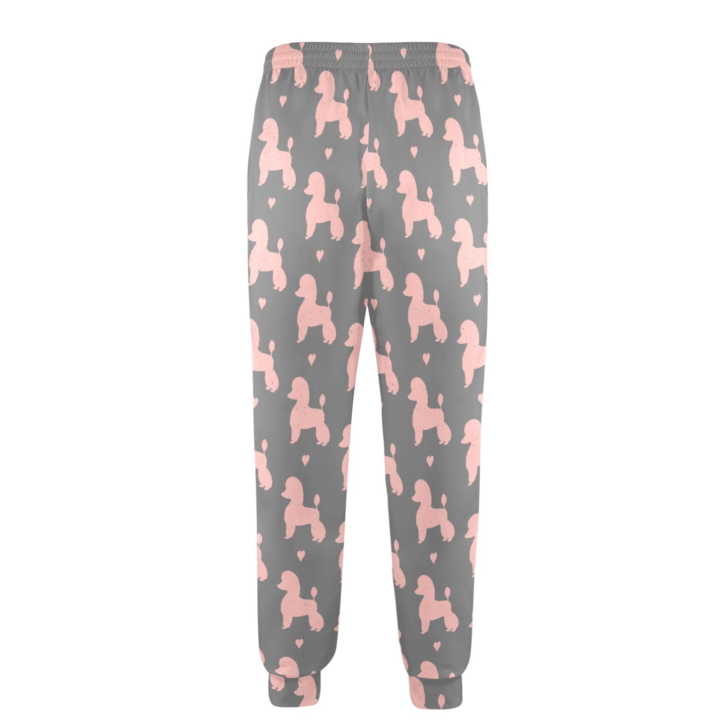 Poodle Pattern Print Design A02 Men's Casual Track Pants
