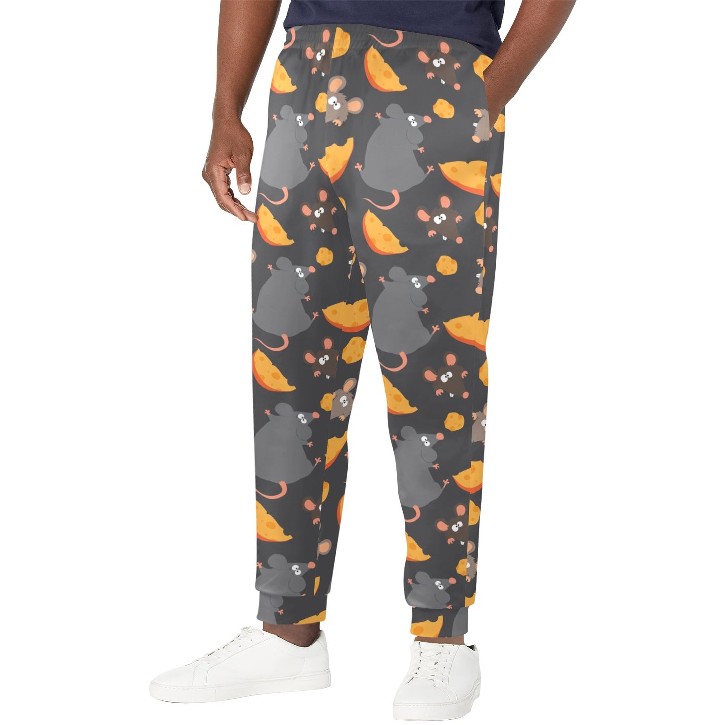 Rat Pattern Print Design 04 Men's Casual Track Pants