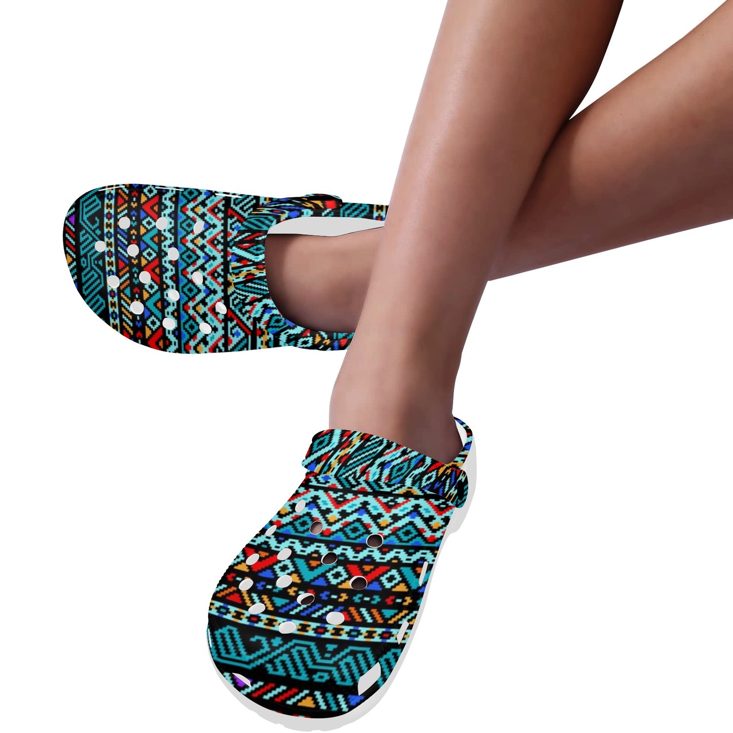 Southwestern Style Unisex Clogs Shoes