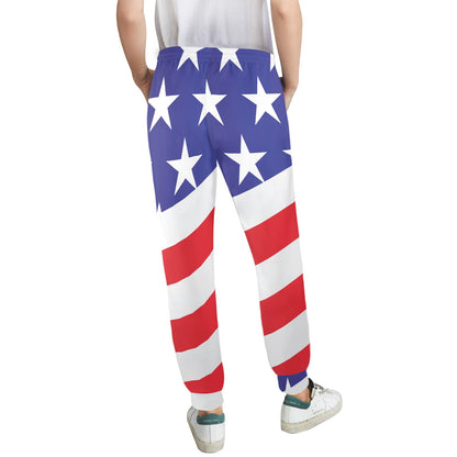 American flag Print Women's Casual Track Pants