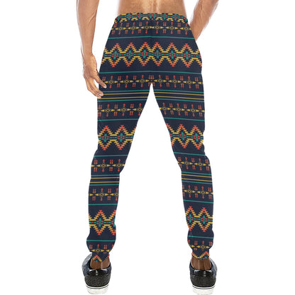 Southwest American Design Themed Print Men's Sweatpants