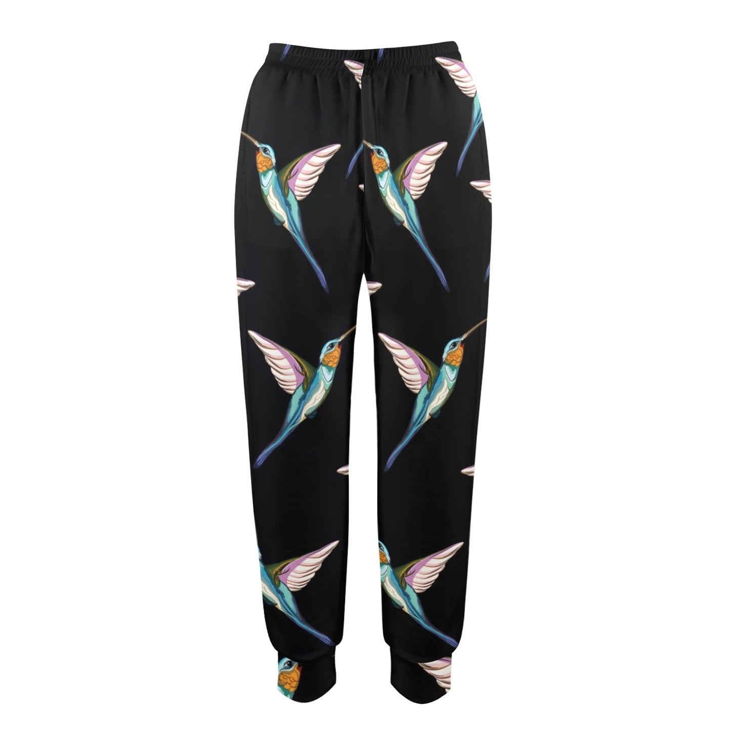 Hummingbird Pattern Print Design 06 Women's Casual Track Pants