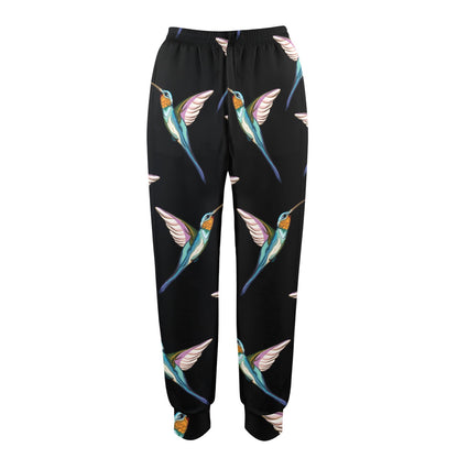 Hummingbird Pattern Print Design 06 Women's Casual Track Pants