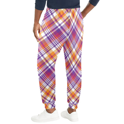 Madras Pattern Print Design 02 Men's Casual Track Pants