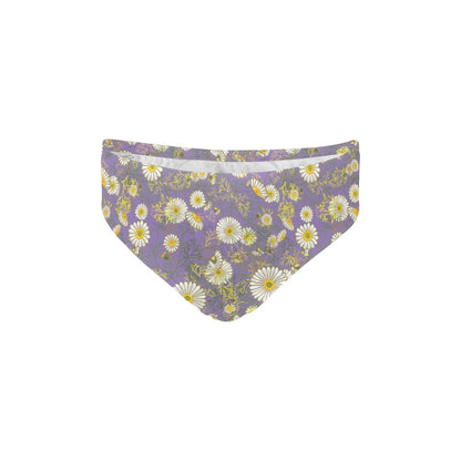 Daisy Pattern Print Design DS011 Men's Swimming Briefs